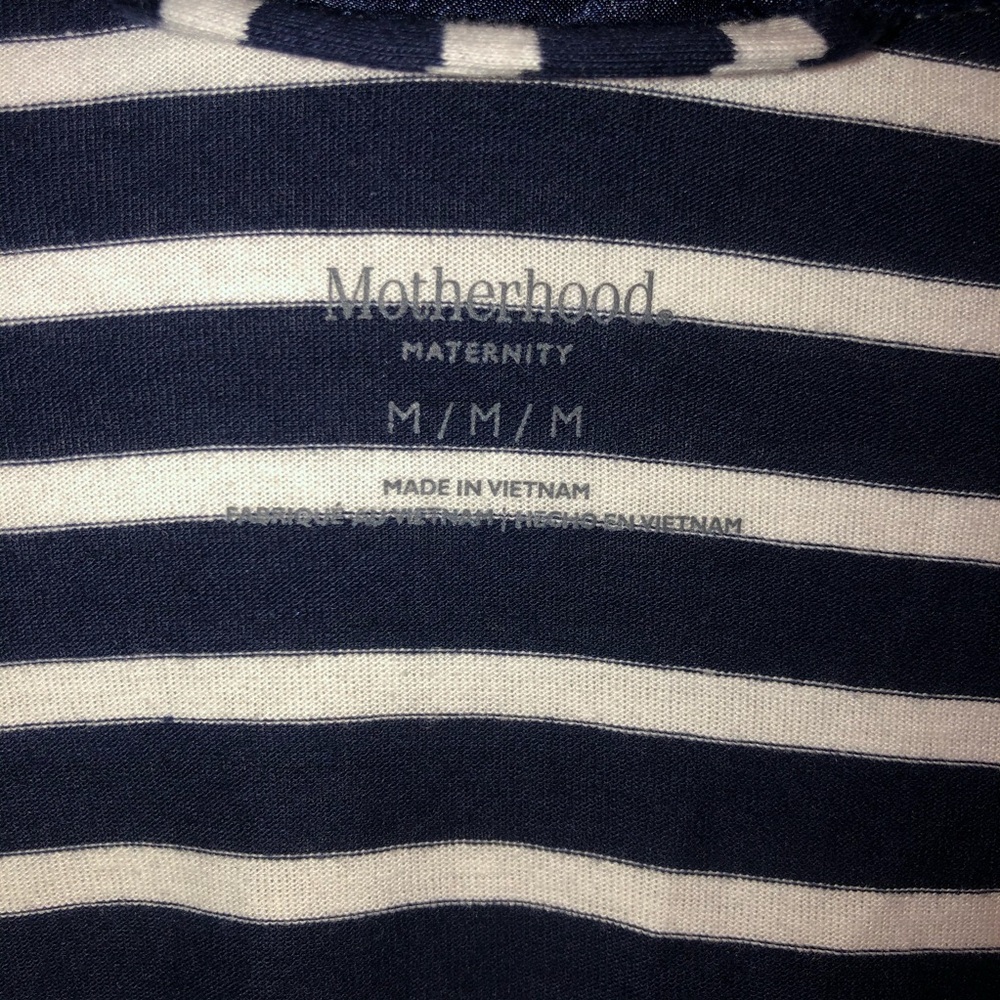 3 for $20- Motherhood Maternity Stripe Duster - Picture 3 of 4